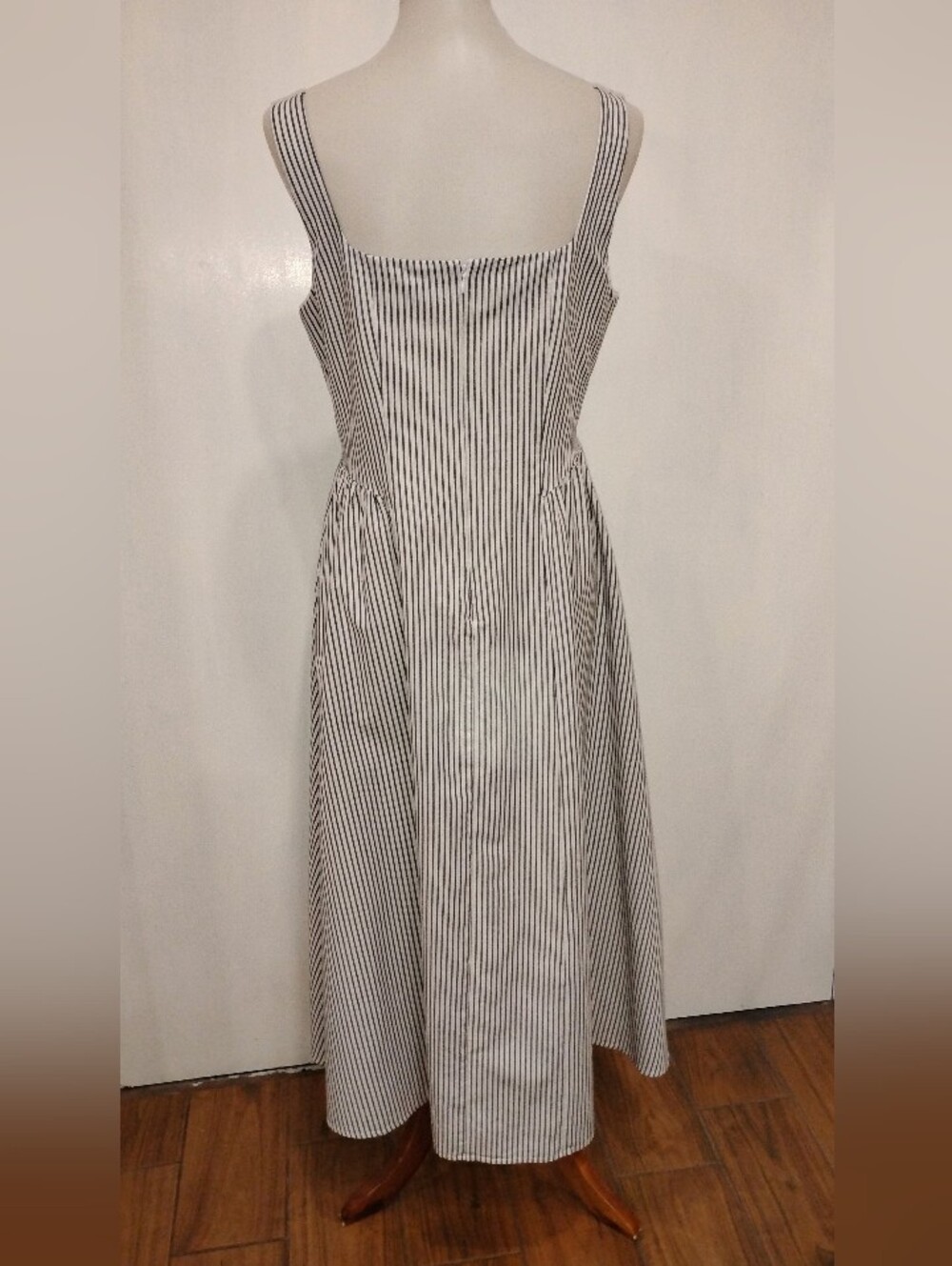 PINSTRIPED WAYF DRESS - Picture 3 of 8